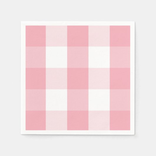 Serviette En Papier Chaussures à chèque de buffle rose (Devant)