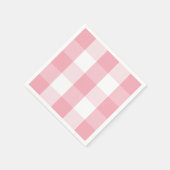 Serviette En Papier Chaussures à chèque de buffle rose (Coin)