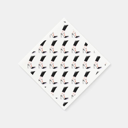 Serviette En Papier Chaussures à talon élevé pour femmes (Coin)