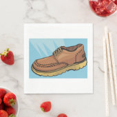 Serviette En Papier Chaussures Brown serviettes (En situation)