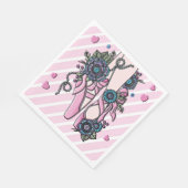 Serviette En Papier Chaussures de ballet (Coin)
