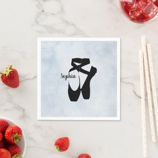 Serviette En Papier Chaussures de ballet Design Papier serviettes (En situation)