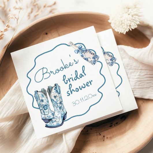 Serviette En Papier Chaussures de Chinoiserie et Réception de Mariage 