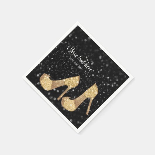 Serviette En Papier Chaussures Glam talons hauts pour toutes les occas (Coin)