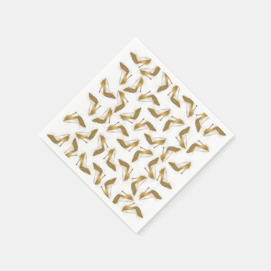 Serviette En Papier Chaussures haute talon cool à parties scintillant  (Coin)