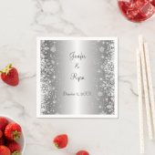Serviette En Papier Chaussures mariage (En situation)
