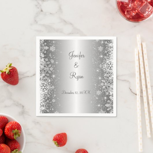 Serviette En Papier Chaussures mariage (En situation)