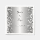 Serviette En Papier Chaussures mariage (Devant)