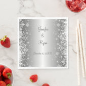 Serviette En Papier Chaussures mariage (En situation)