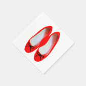 Serviette En Papier Chaussures rouges (Coin)