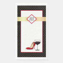 Chaussures Rouges Et Vin Rouge