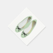 Serviette En Papier Chaussures vertes (Coin)