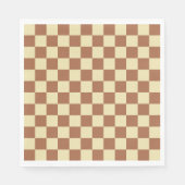Serviette En Papier Checkered (Devant)