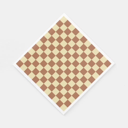 Serviette En Papier Checkered (Coin)
