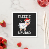 Serviette En Papier Cheep Feliz Xmas Li (En situation)