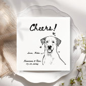 Serviette En Papier Cheers Main Drany Chien Simple Mariage