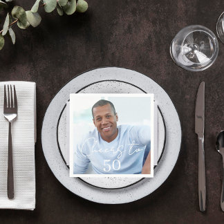 Serviette En Papier Cheers photo birthday party