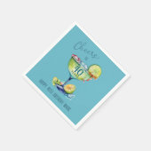 Serviette En Papier Cheers to 40 Years Milestone Birthday (Coin)