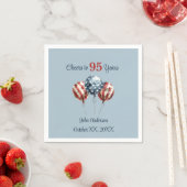 Serviette En Papier Cheers to 95 Years Birthday Party  (En situation)