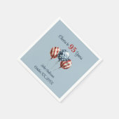 Serviette En Papier Cheers to 95 Years Birthday Party  (Coin)