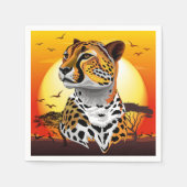 Serviette En Papier Cheetah African Feline Wild Animal (Devant)