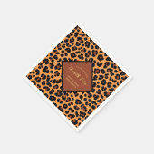 Serviette En Papier Cheetah Empreinte de léopard Graduation Party (Coin)