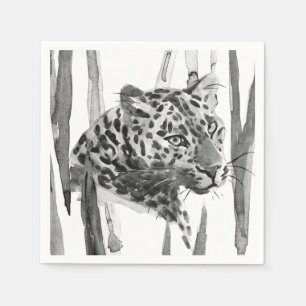 Serviette En Papier Cheetah Portrait