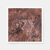 Serviette En Papier Cheetah Stare (Devant)