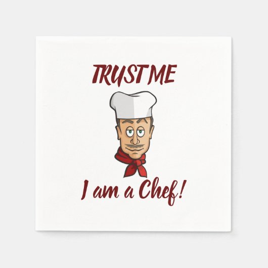 Serviette En Papier Chef (Devant)