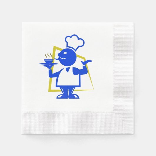 Serviette En Papier Chef (Devant)