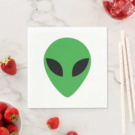 Serviette En Papier Chef Alien (En situation)