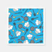 Serviette En Papier Chef Cuisine Anniversaire de enfant (Devant)