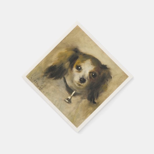 Serviette En Papier Chef de chien, Auguste Renoir Art (Coin)