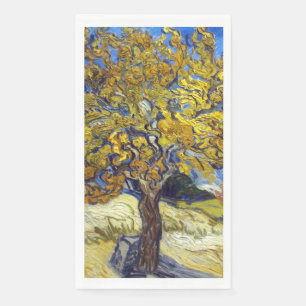 Serviette En Papier Chef-d'œuvre d'art du mûrier de Van Gogh