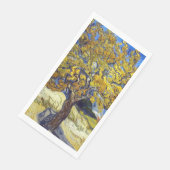 Serviette En Papier Chef-d'œuvre d'art du mûrier de Van Gogh (Coin)