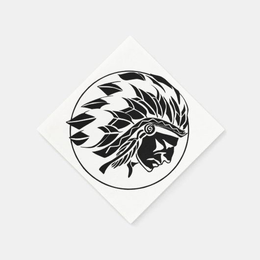 Serviette En Papier Chef en chef indien (Coin)