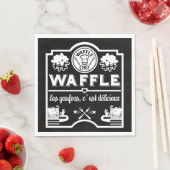Serviette En Papier Chef gaufre (En situation)