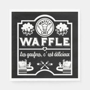 Serviette En Papier Chef gaufre