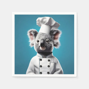 Serviette En Papier Chef Koala