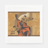Serviette En Papier Chello Musical Instrument Papier Naples (Devant)