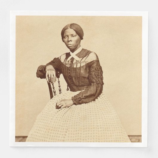 Serviette En Papier Chemin de fer abolitionniste Harriet Tubman (Devant)