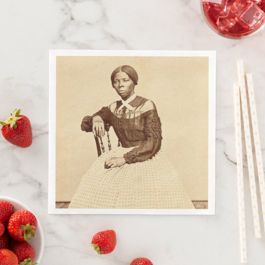 Serviette En Papier Chemin de fer abolitionniste Harriet Tubman (En situation)