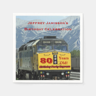Serviette En Papier Chemin de fer Papier de train serviettes, 80e anni