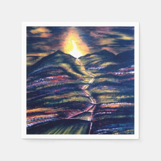 Serviette En Papier Chemin de vie (Devant)
