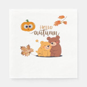 Serviette En Papier Chemise Automne, Chemise Thanksgiving, Pumpki Auto