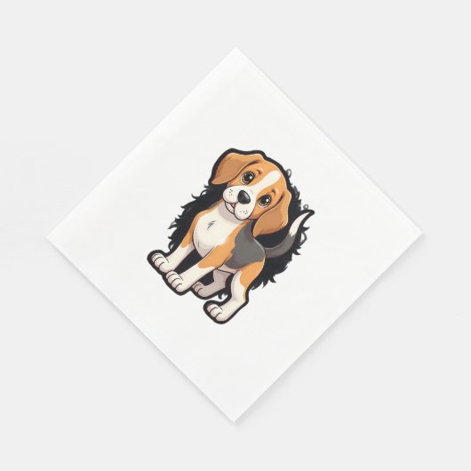 Serviette En Papier Chemise beagle Chien T (Coin)