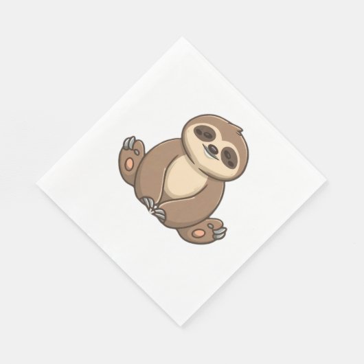Serviette En Papier Chemise classique Sloth Cosy (Coin)