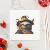 Serviette En Papier Chemise classique Sloth Halloween (En situation)