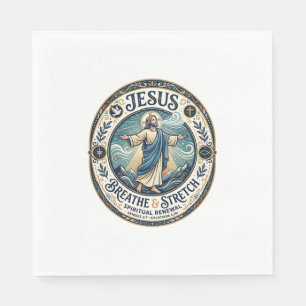 Serviette En Papier Chemise de bien-être Jésus Mouvement Douce Foi Bas