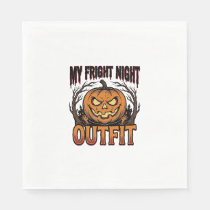 Serviette En Papier Chemise de déguisement Halloween Tenue Citrouille